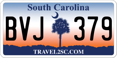 SC license plate BVJ379