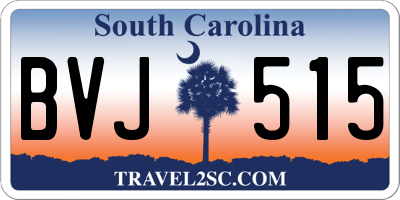 SC license plate BVJ515