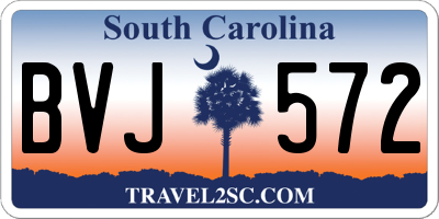 SC license plate BVJ572