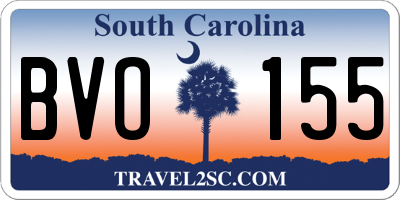SC license plate BVO155