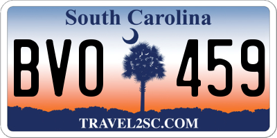 SC license plate BVO459