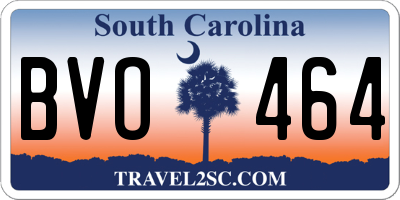 SC license plate BVO464