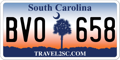 SC license plate BVO658