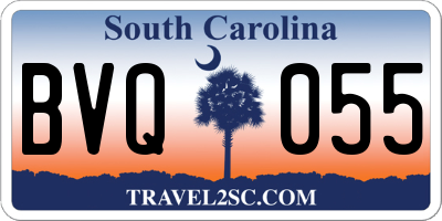 SC license plate BVQ055