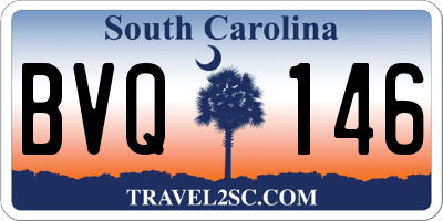 SC license plate BVQ146