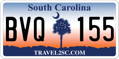 SC license plate BVQ155