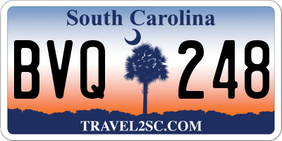 SC license plate BVQ248