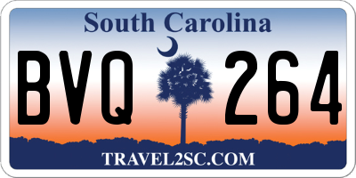 SC license plate BVQ264