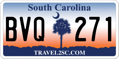 SC license plate BVQ271