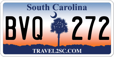 SC license plate BVQ272