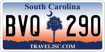 SC license plate BVQ290