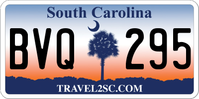 SC license plate BVQ295