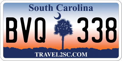 SC license plate BVQ338
