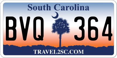 SC license plate BVQ364