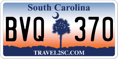 SC license plate BVQ370