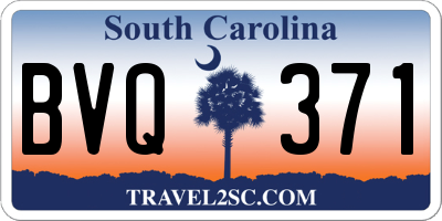 SC license plate BVQ371