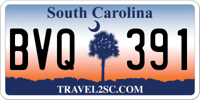 SC license plate BVQ391