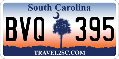 SC license plate BVQ395