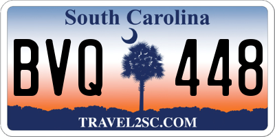 SC license plate BVQ448