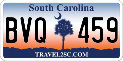 SC license plate BVQ459