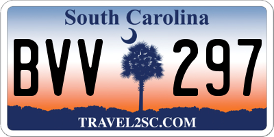 SC license plate BVV297