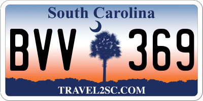 SC license plate BVV369