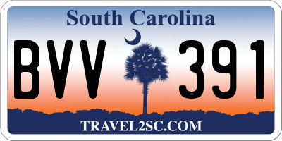 SC license plate BVV391