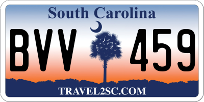 SC license plate BVV459
