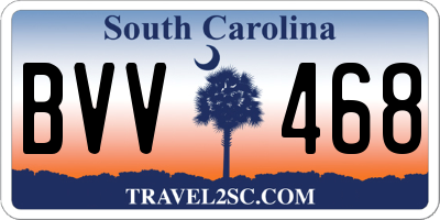 SC license plate BVV468