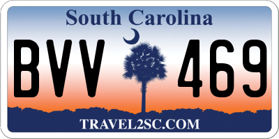 SC license plate BVV469