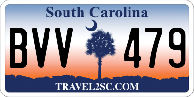 SC license plate BVV479