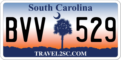 SC license plate BVV529