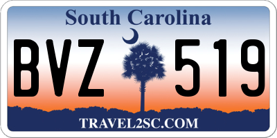 SC license plate BVZ519