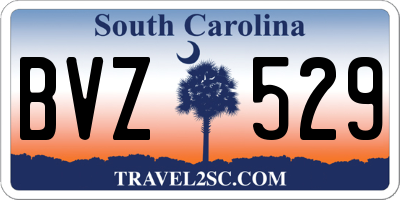 SC license plate BVZ529