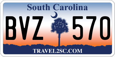 SC license plate BVZ570