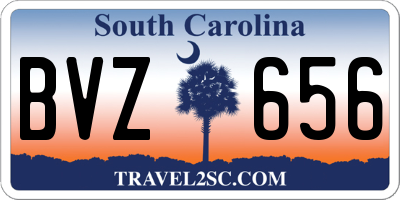 SC license plate BVZ656