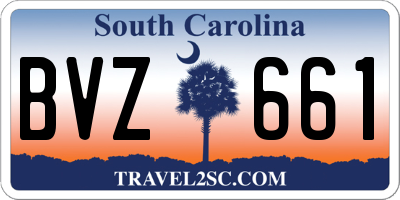 SC license plate BVZ661