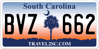 SC license plate BVZ662