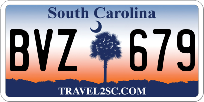 SC license plate BVZ679