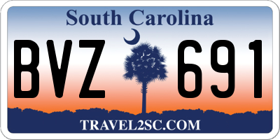 SC license plate BVZ691