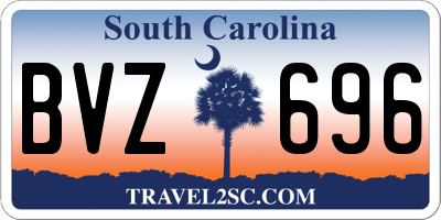 SC license plate BVZ696
