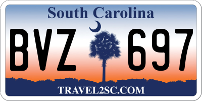 SC license plate BVZ697