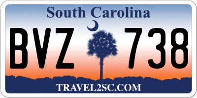 SC license plate BVZ738