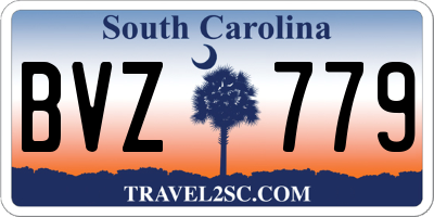 SC license plate BVZ779