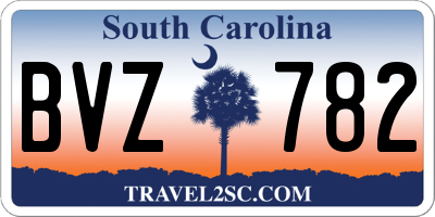 SC license plate BVZ782