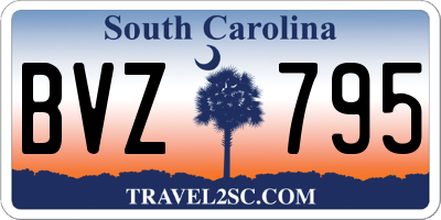 SC license plate BVZ795