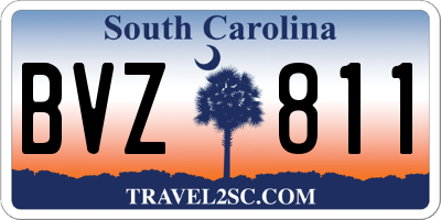 SC license plate BVZ811