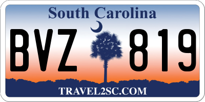 SC license plate BVZ819