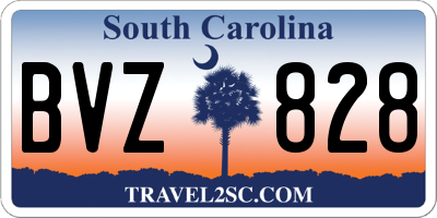 SC license plate BVZ828