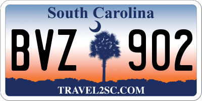 SC license plate BVZ902